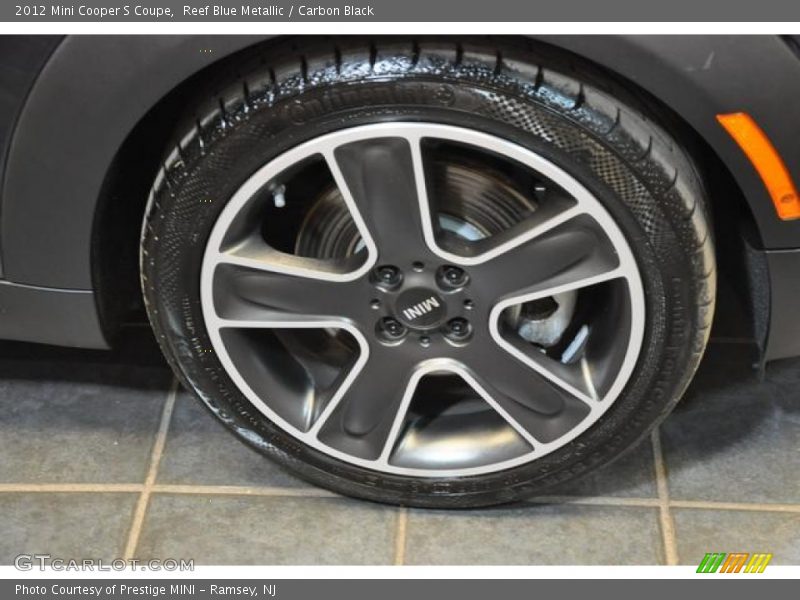 Reef Blue Metallic / Carbon Black 2012 Mini Cooper S Coupe