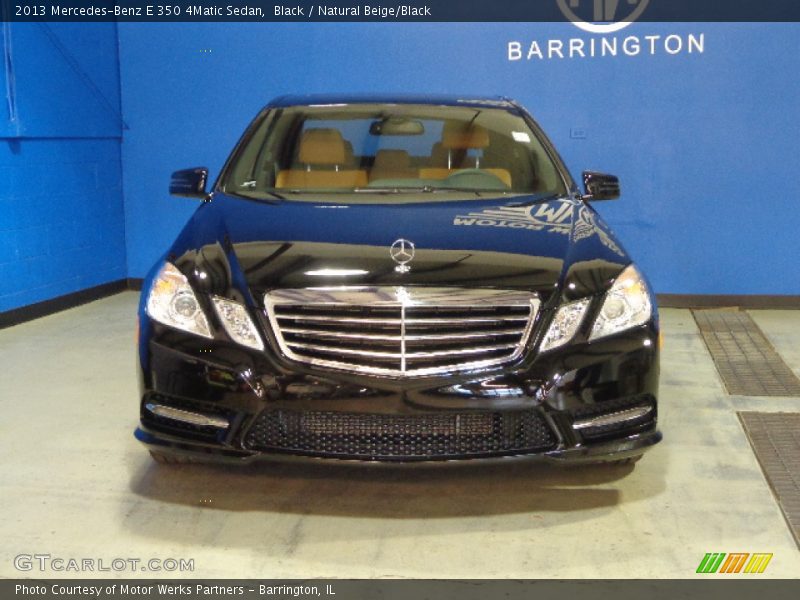 Black / Natural Beige/Black 2013 Mercedes-Benz E 350 4Matic Sedan