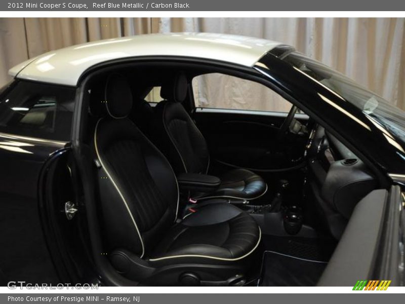 Reef Blue Metallic / Carbon Black 2012 Mini Cooper S Coupe