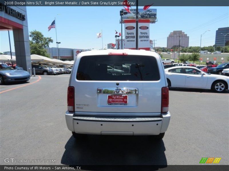 Bright Silver Metallic / Dark Slate Gray/Light Slate Gray 2008 Dodge Nitro SLT