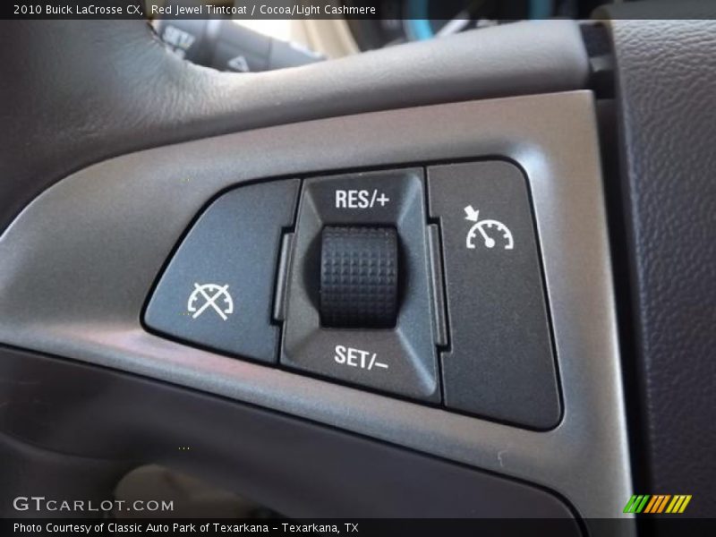 Red Jewel Tintcoat / Cocoa/Light Cashmere 2010 Buick LaCrosse CX