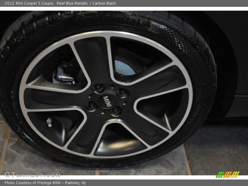 Reef Blue Metallic / Carbon Black 2012 Mini Cooper S Coupe