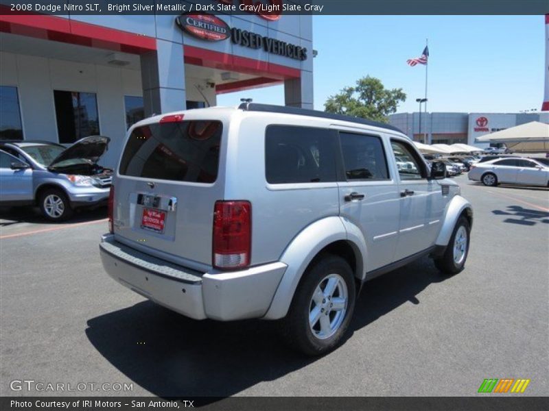 Bright Silver Metallic / Dark Slate Gray/Light Slate Gray 2008 Dodge Nitro SLT