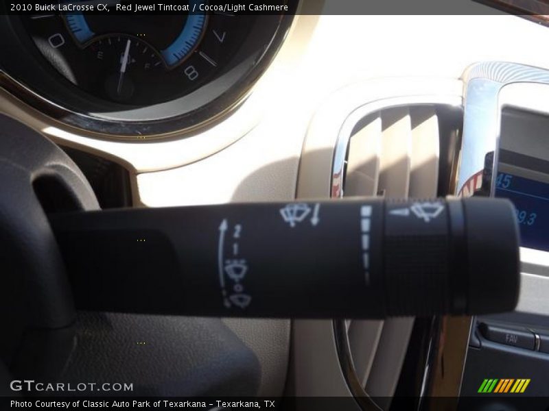Red Jewel Tintcoat / Cocoa/Light Cashmere 2010 Buick LaCrosse CX