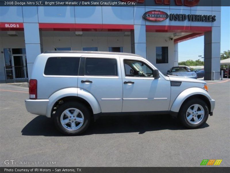 Bright Silver Metallic / Dark Slate Gray/Light Slate Gray 2008 Dodge Nitro SLT