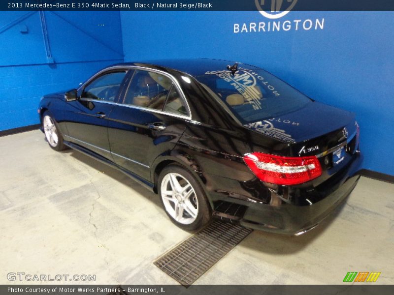 Black / Natural Beige/Black 2013 Mercedes-Benz E 350 4Matic Sedan