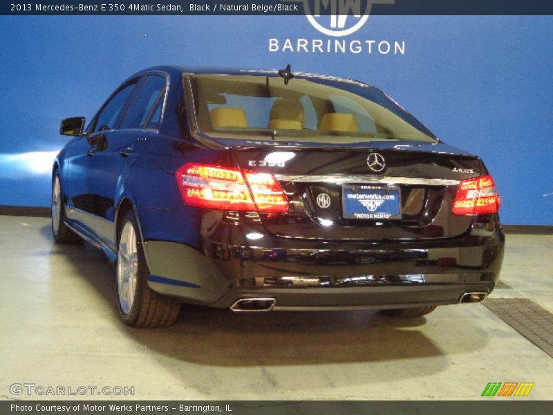 Black / Natural Beige/Black 2013 Mercedes-Benz E 350 4Matic Sedan