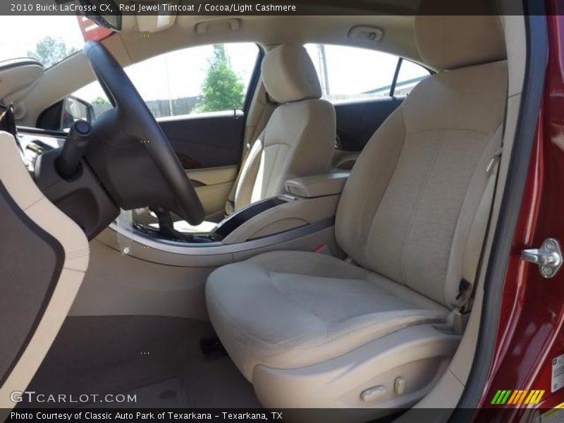Red Jewel Tintcoat / Cocoa/Light Cashmere 2010 Buick LaCrosse CX