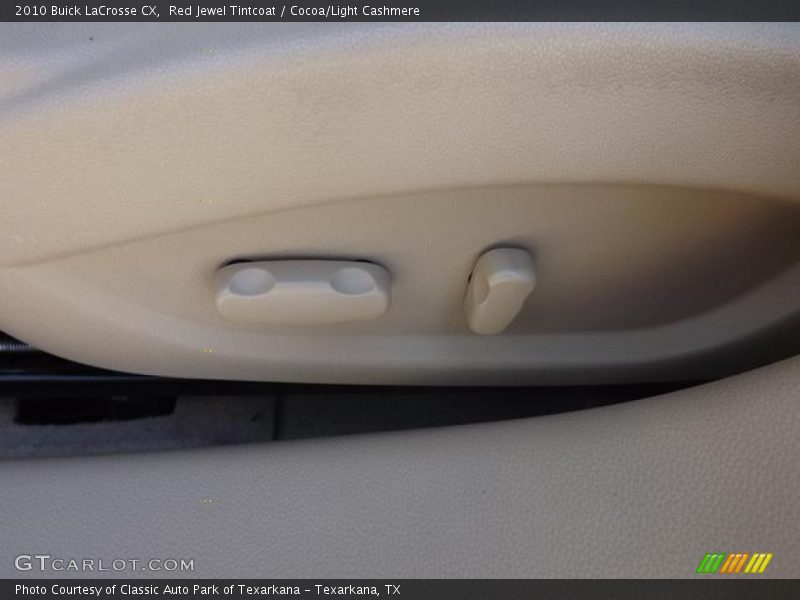 Red Jewel Tintcoat / Cocoa/Light Cashmere 2010 Buick LaCrosse CX