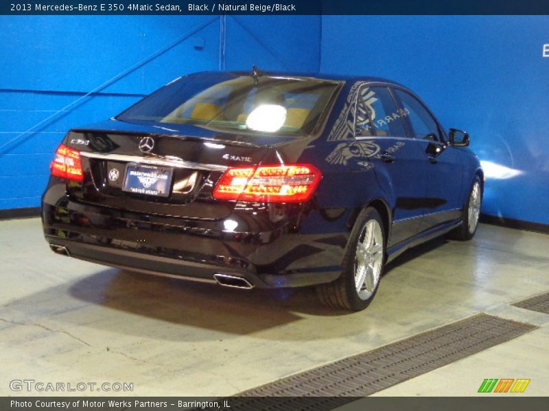 Black / Natural Beige/Black 2013 Mercedes-Benz E 350 4Matic Sedan