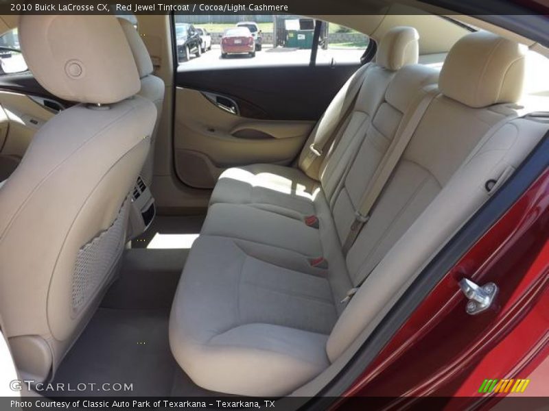 Red Jewel Tintcoat / Cocoa/Light Cashmere 2010 Buick LaCrosse CX