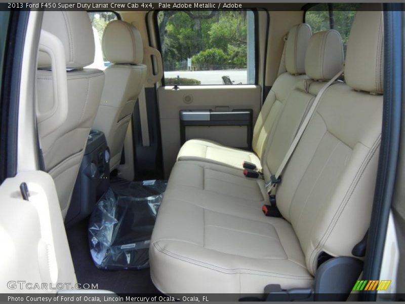 Rear Seat of 2013 F450 Super Duty Lariat Crew Cab 4x4