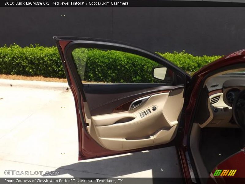 Red Jewel Tintcoat / Cocoa/Light Cashmere 2010 Buick LaCrosse CX