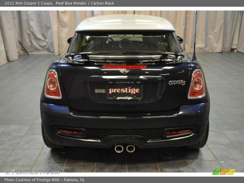 Reef Blue Metallic / Carbon Black 2012 Mini Cooper S Coupe