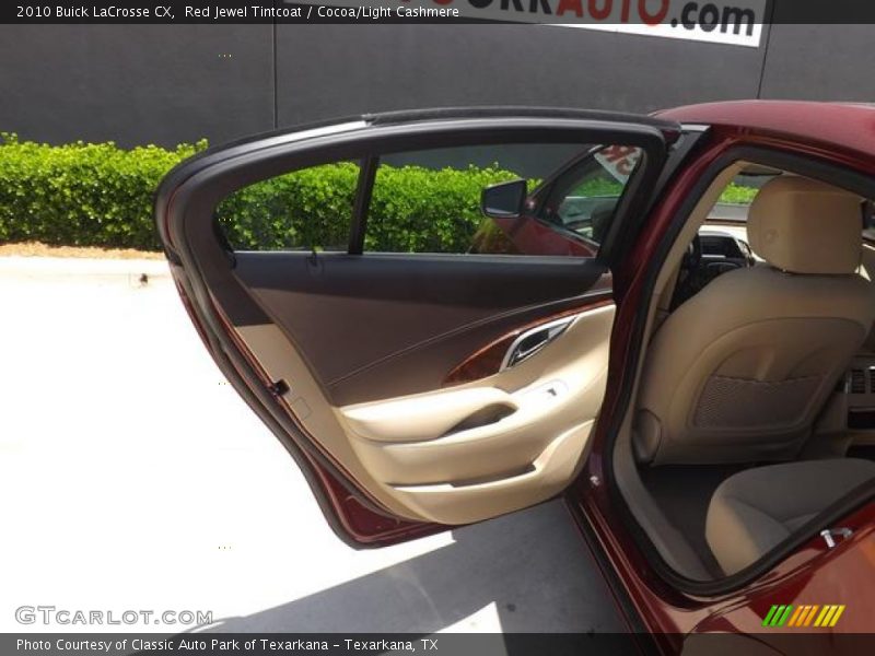 Red Jewel Tintcoat / Cocoa/Light Cashmere 2010 Buick LaCrosse CX