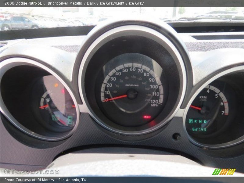 Bright Silver Metallic / Dark Slate Gray/Light Slate Gray 2008 Dodge Nitro SLT
