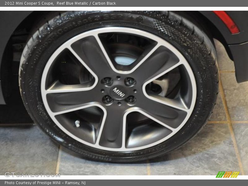 Reef Blue Metallic / Carbon Black 2012 Mini Cooper S Coupe