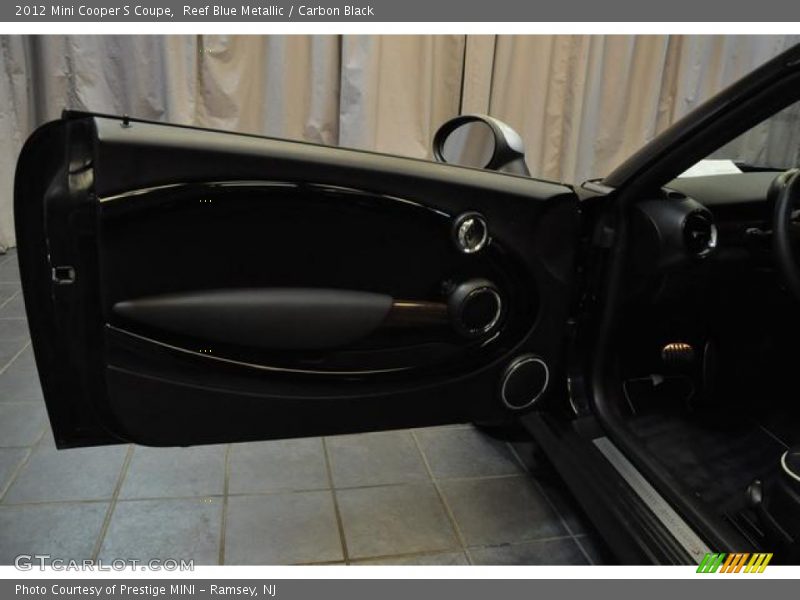 Reef Blue Metallic / Carbon Black 2012 Mini Cooper S Coupe