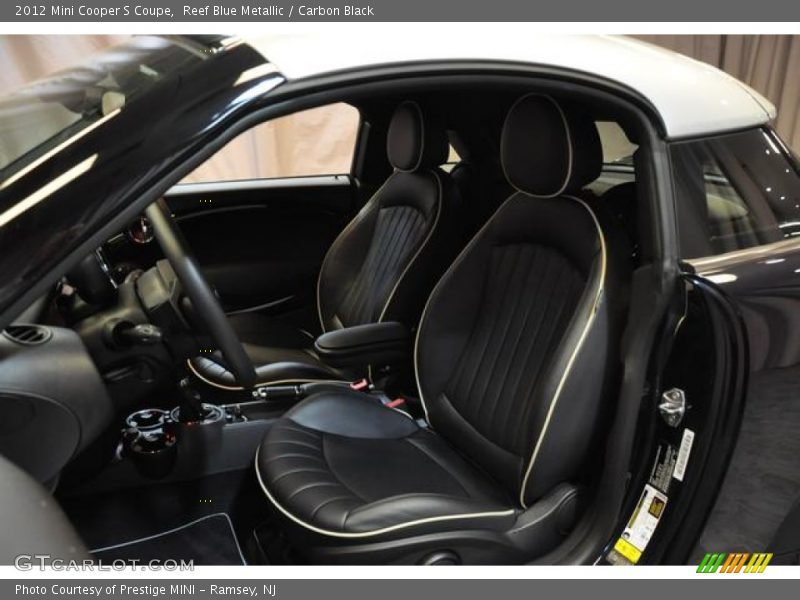 Reef Blue Metallic / Carbon Black 2012 Mini Cooper S Coupe