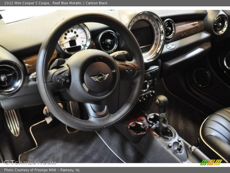 Reef Blue Metallic / Carbon Black 2012 Mini Cooper S Coupe
