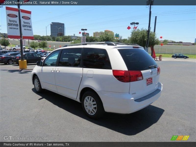 Natural White / Stone Gray 2004 Toyota Sienna CE