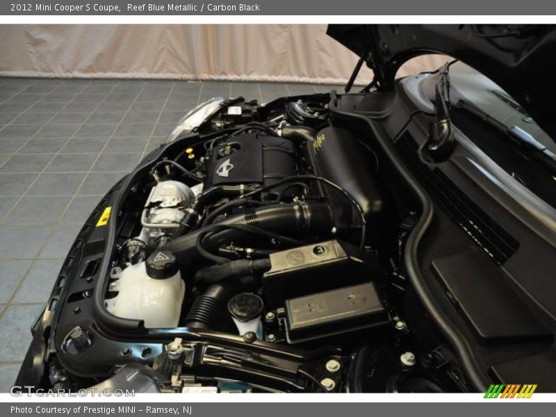 Reef Blue Metallic / Carbon Black 2012 Mini Cooper S Coupe