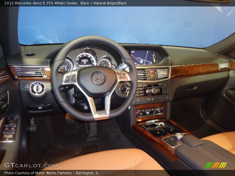 Black / Natural Beige/Black 2013 Mercedes-Benz E 350 4Matic Sedan