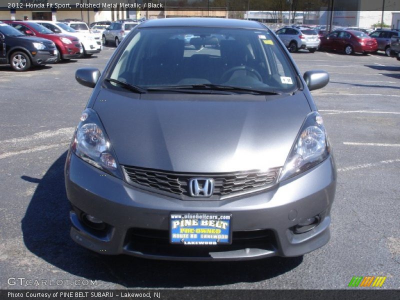 Polished Metal Metallic / Black 2012 Honda Fit Sport