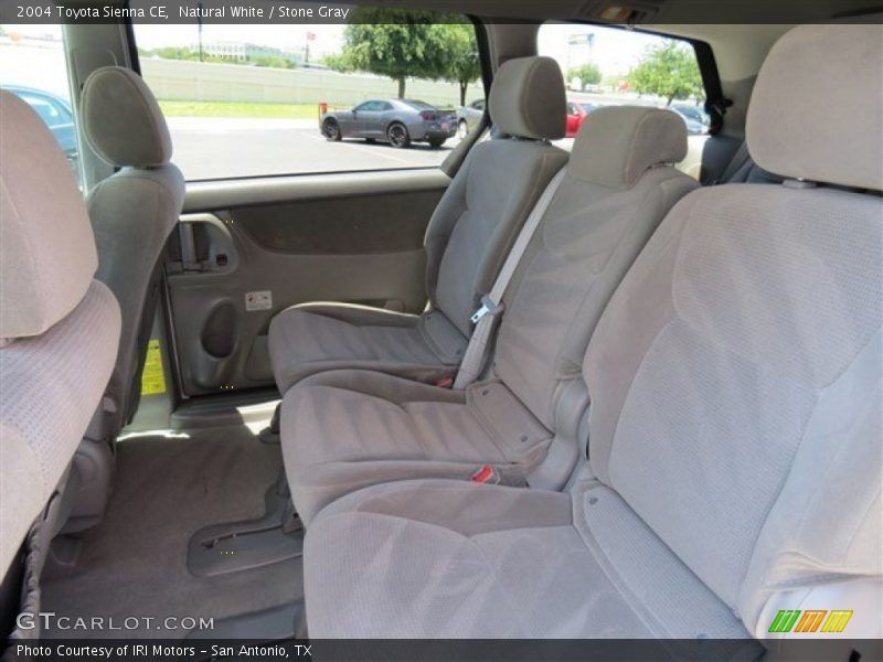 Natural White / Stone Gray 2004 Toyota Sienna CE