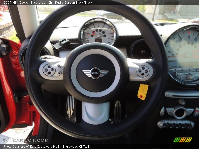Chili Red / Carbon Black/Black 2007 Mini Cooper S Hardtop