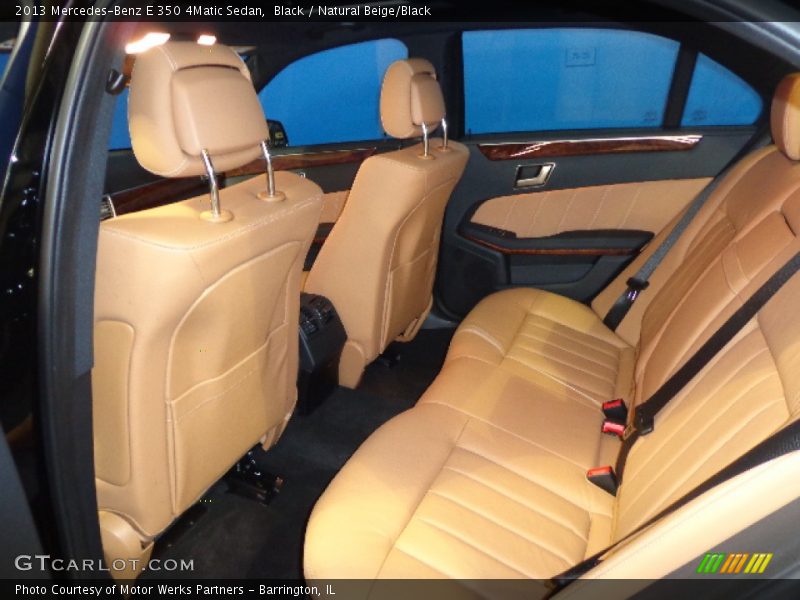Black / Natural Beige/Black 2013 Mercedes-Benz E 350 4Matic Sedan