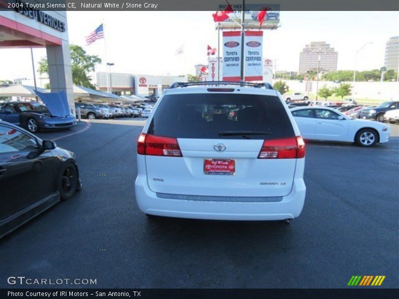 Natural White / Stone Gray 2004 Toyota Sienna CE