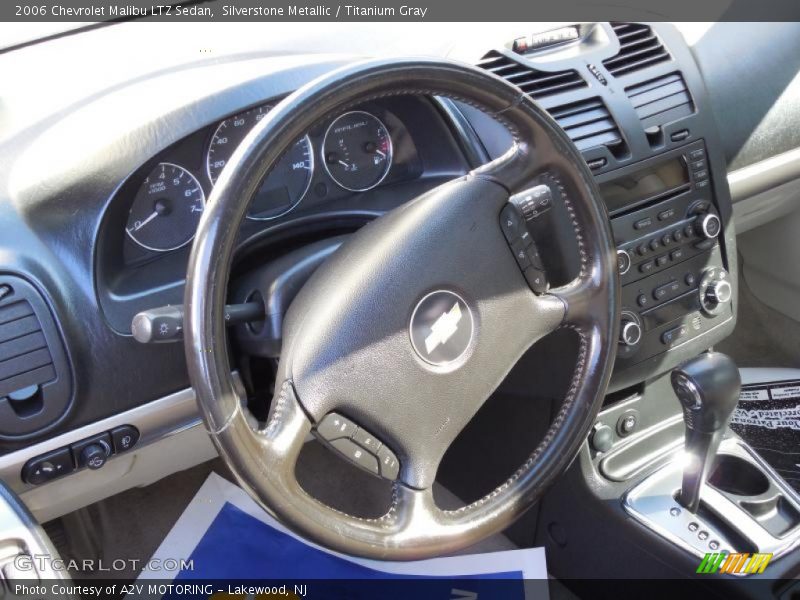 Silverstone Metallic / Titanium Gray 2006 Chevrolet Malibu LTZ Sedan