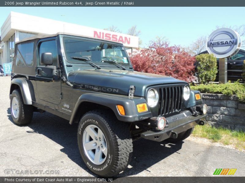 Jeep Green Metallic / Khaki 2006 Jeep Wrangler Unlimited Rubicon 4x4