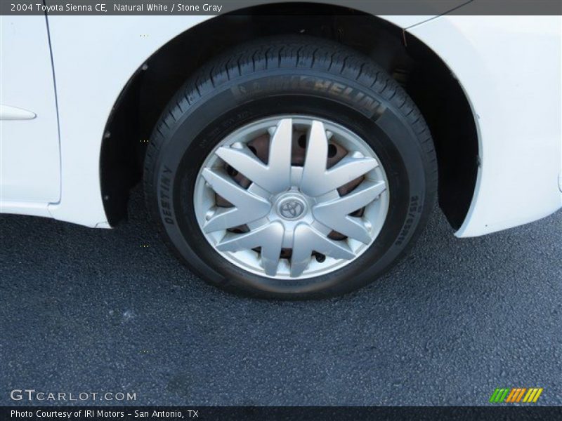 Natural White / Stone Gray 2004 Toyota Sienna CE