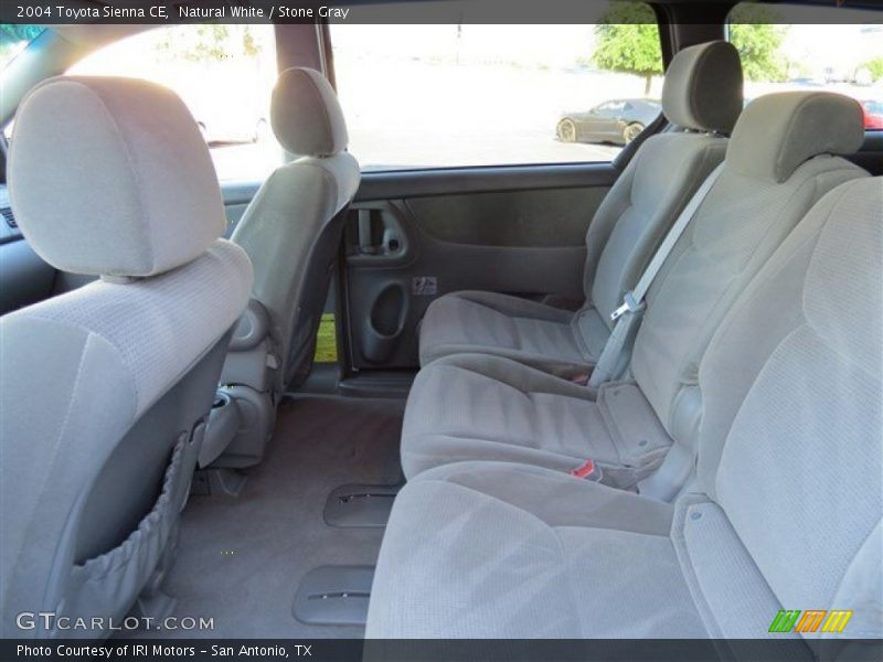 Natural White / Stone Gray 2004 Toyota Sienna CE