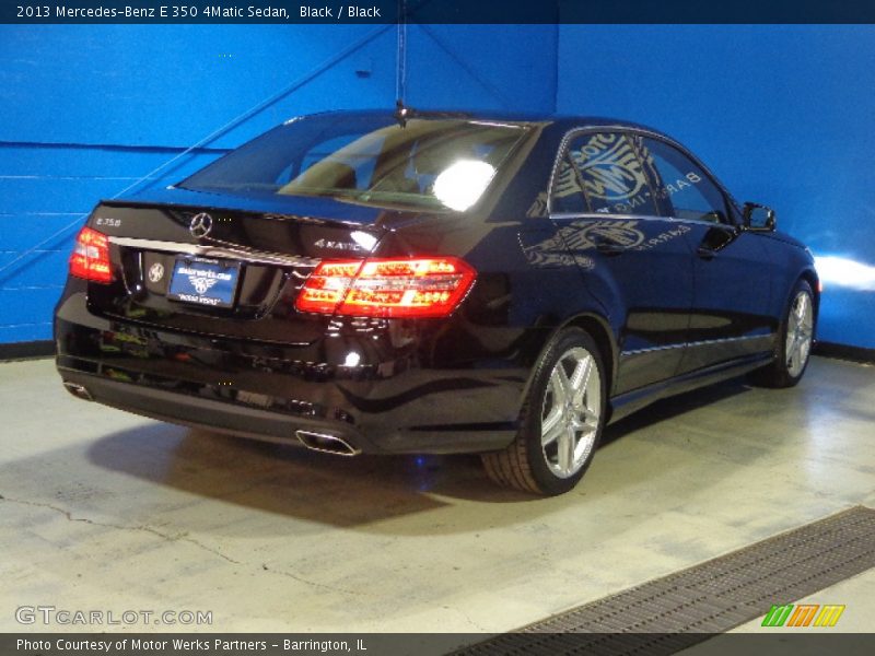 Black / Black 2013 Mercedes-Benz E 350 4Matic Sedan