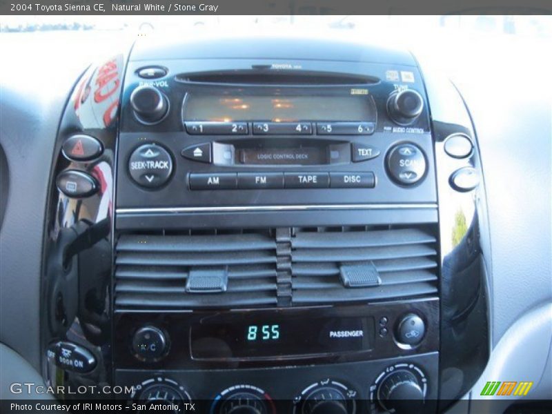 Natural White / Stone Gray 2004 Toyota Sienna CE