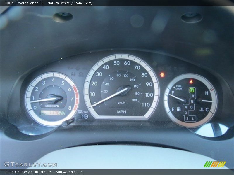 Natural White / Stone Gray 2004 Toyota Sienna CE