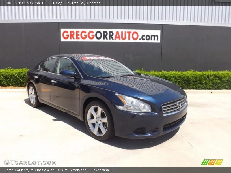 Navy Blue Metallic / Charcoal 2009 Nissan Maxima 3.5 S