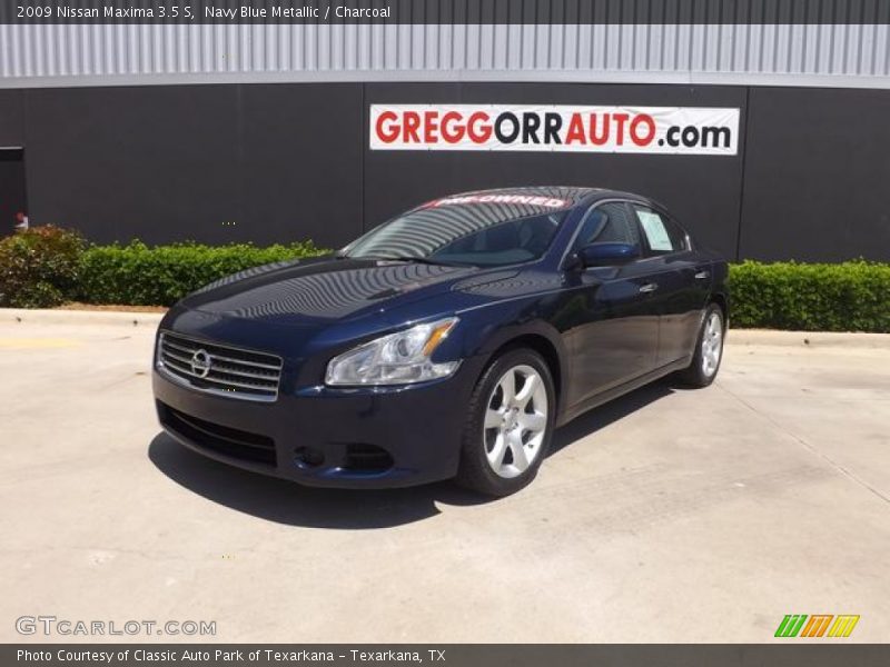 Navy Blue Metallic / Charcoal 2009 Nissan Maxima 3.5 S