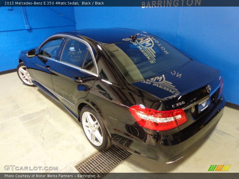 Black / Black 2013 Mercedes-Benz E 350 4Matic Sedan