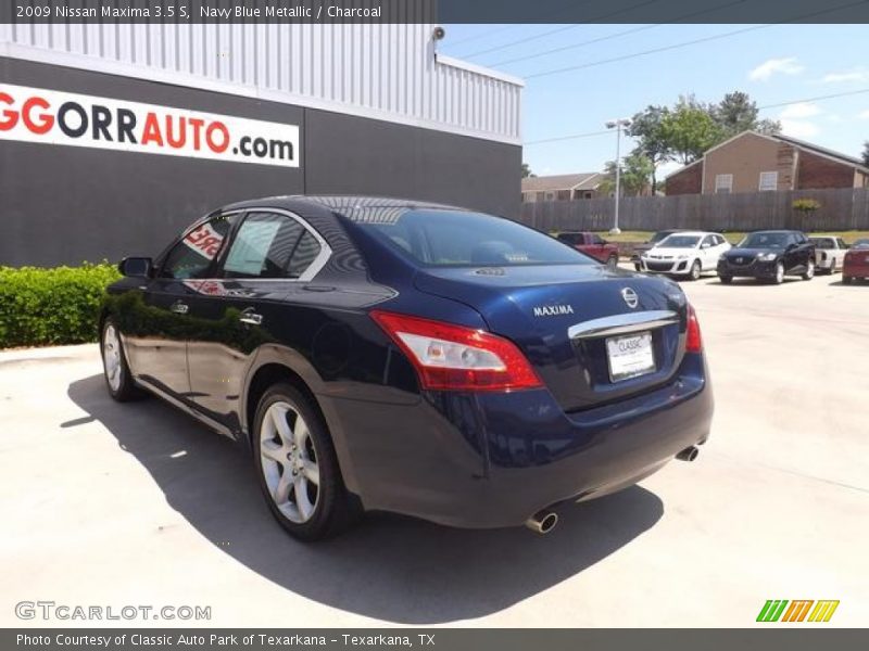 Navy Blue Metallic / Charcoal 2009 Nissan Maxima 3.5 S