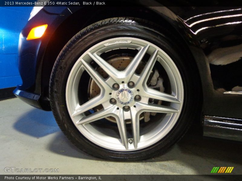 Black / Black 2013 Mercedes-Benz E 350 4Matic Sedan
