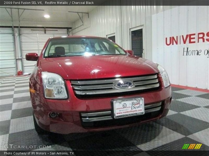 Redfire Metallic / Charcoal Black 2009 Ford Fusion SEL V6