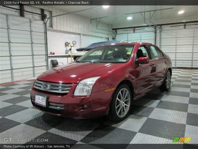 Redfire Metallic / Charcoal Black 2009 Ford Fusion SEL V6