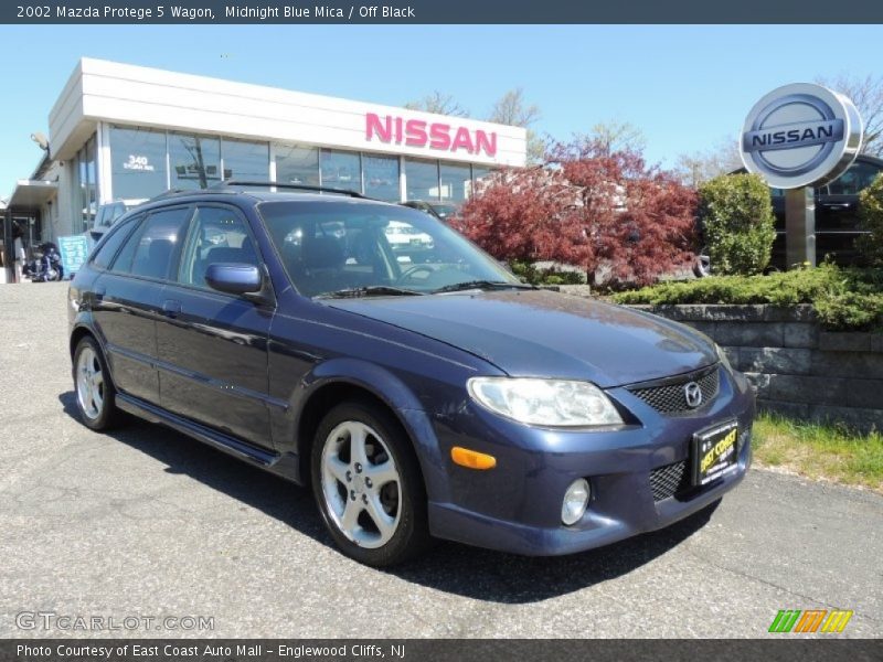 Midnight Blue Mica / Off Black 2002 Mazda Protege 5 Wagon