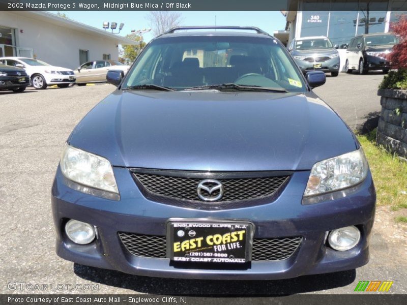 Midnight Blue Mica / Off Black 2002 Mazda Protege 5 Wagon