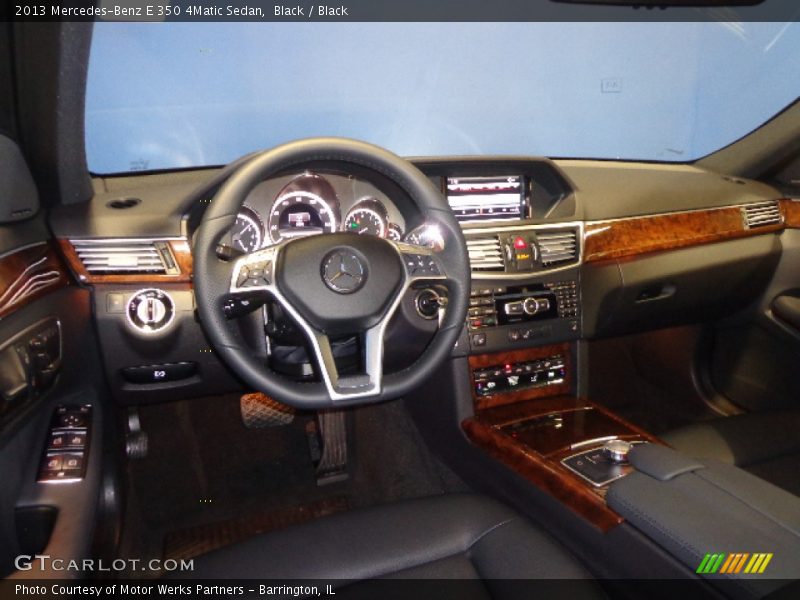 Black / Black 2013 Mercedes-Benz E 350 4Matic Sedan