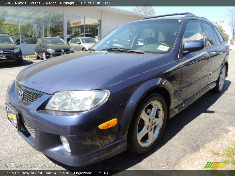 Midnight Blue Mica / Off Black 2002 Mazda Protege 5 Wagon